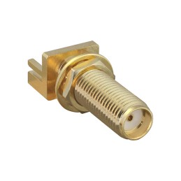 1 pcs : CONSMA003.031-L-G - CONN SMA RCPT STR 50OHM EDGE MNT