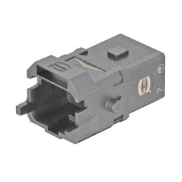 1 pcs : 09100033201 - 1A 3+PE MALE CRIMP INSERT SLATCH