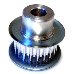 1 pcs - RS PRO Timing Belt Pulley, Aluminium 9mm Belt Width x 3mm Pitch, 18 Tooth