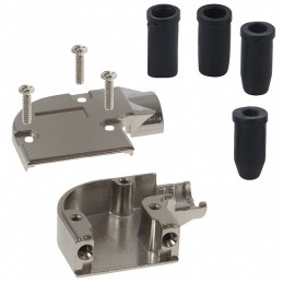 1 pcs : 981-009-030R121 - CONN BACKSHELL 9P 90DEG SHLD SLV