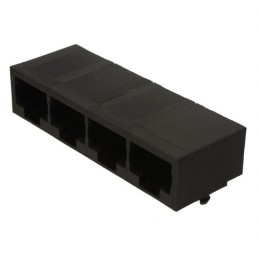 1 pcs : 0432238140 - CONN MOD JACK 8P8C R/A UNSHLD