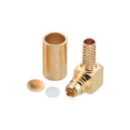 1 pcs : 66036011210620 - MMCX RIGHT ANGLE PLUG, CRIMP TYP