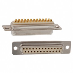 1 pcs : 172-E25-203R001 - CONN D-SUB RCPT 25POS PNL MNT