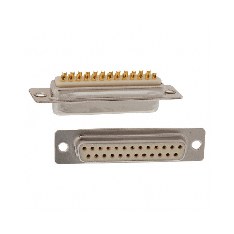 1 pcs : 172-E25-203R001 - CONN D-SUB RCPT 25POS PNL MNT