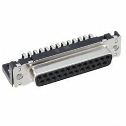 1 pcs : 09663527612 - CONN D-SUB RCPT 25POS R/A SLDR