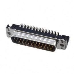 1 pcs : 09653626812 - CONN D-SUB PLUG 25POS R/A SLDR