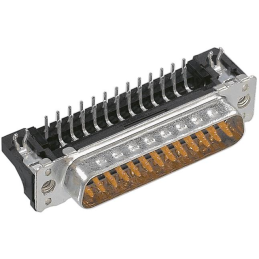 1 pcs : 09653626816 - CONN D-SUB PLUG 25POS R/A SLDR