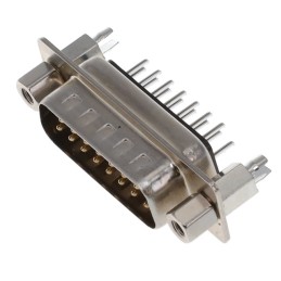 1 pcs : K85X-AD-15P-BRJ - CONN D-SUB PLUG 15POS VERT SLDR