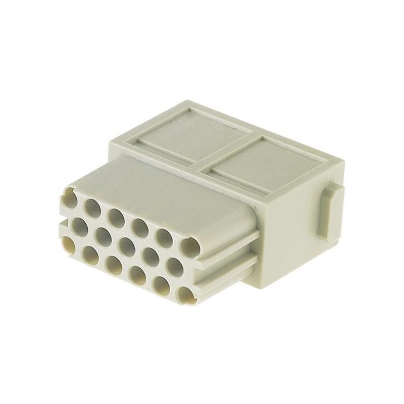 1 pcs : 09140173101 - MODULE FEMALE 17POS CRIMP