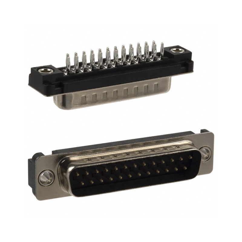 1 pcs : 191-025-123R001 - CONN D-SUB PLUG 25POS PNL MNT