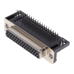 1 pcs : K66X-B44S-N - CONN D-SUB HD RCPT 44P R/A SLDR