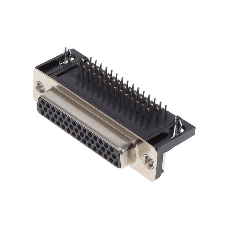 1 pcs : K66X-B44S-N - CONN D-SUB HD RCPT 44P R/A SLDR