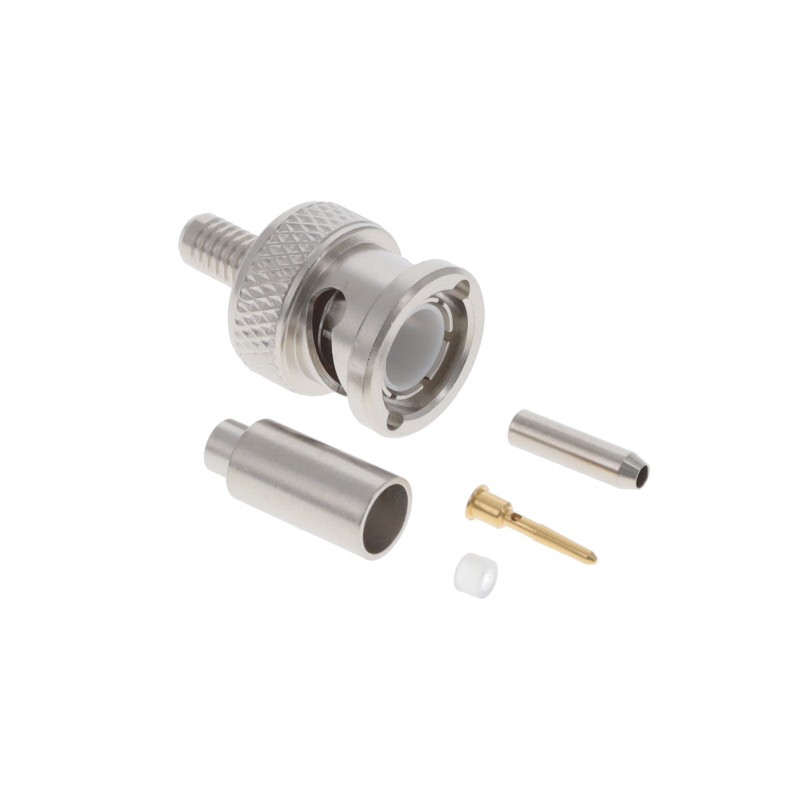 1 pcs : R142076000 - BNC / STRAIGHT PLUG CRIMP TYPE C
