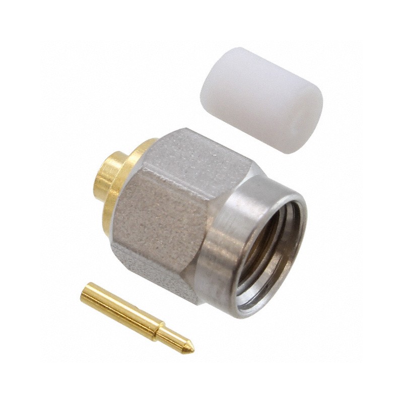 1 pcs : 1050548-1 - CONN SMA PLUG STR 50 OHM SOLDER