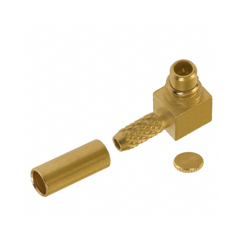 1 pcs : 1408149-2 - CONN MMCX PLUG R/A 50 OHM SOLDER