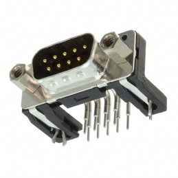 1 pcs : 09661636813 - CONN D-SUB PLUG 9POS R/A SLDR