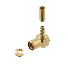 1 pcs : B51-328-3188220 - CONN SMB PLUG R/A 50 OHM SOLDER