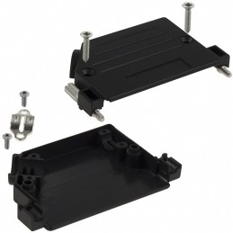 1 pcs : 974-037-010R011 - CONN BACKSHELL 37POS 40DEG BLACK