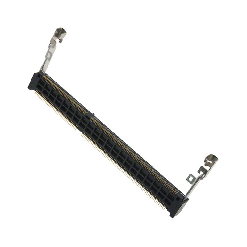 1 pcs : MM80-204B1-1 - CONN SKT SODIMM 204POS R/A SMD