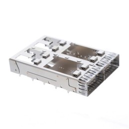 1 pcs : QSFPC-1-2-S-F - CAGE FLYOVER FQSFP 2PORT