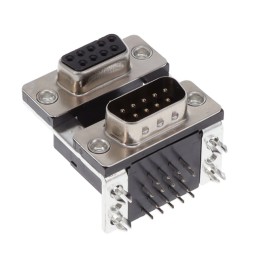 1 pcs : K42X-E9S/P-A4N - CONN D-SUB PLUG/RCPT 9P R/A SLDR