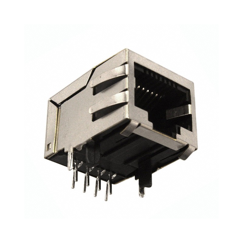 1 pcs : J0012D21NL - CONN JACK 1PORT 100 BASE-TX PCB