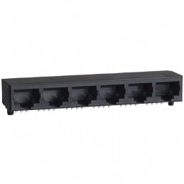 1 pcs : 5557564-1 - CONN MOD JACK 8P8C R/A UNSHLD