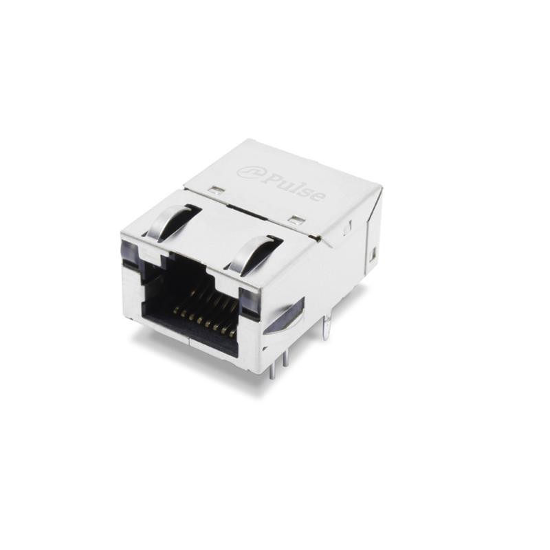 1 pcs : JXD1-1V17NL - CONN JACK RJ45 100B-TX LED G-O/Y