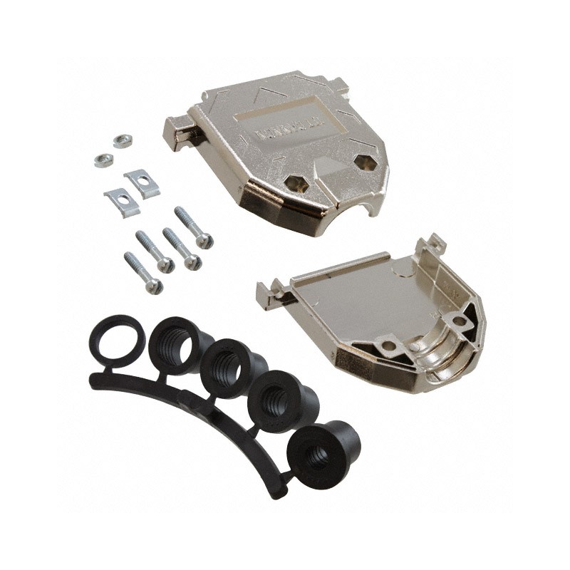 1 pcs : 980-2000-352 - CONN BACKSHELL 25POS 180DEG SHLD