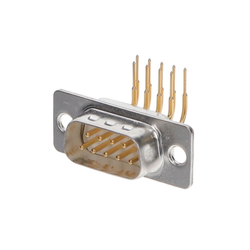 1 pcs : 09670095663 - CONN D-SUB PLUG 9POS R/A SLDR