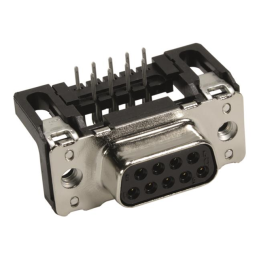 1 pcs : 09661136601 - CONN D-SUB RCPT 9POS R/A SLDR