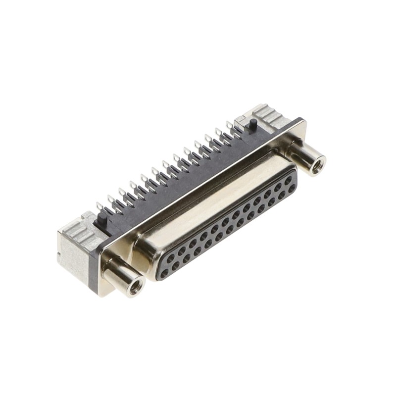 1 pcs : XM3L-2512-13N - CONN D-SUB RCPT 25P SMD R/A SLDR