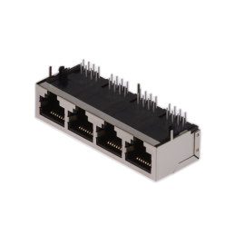 1 pcs : 09455511124 - CONN MOD JACK 8P8C R/A SHIELDED