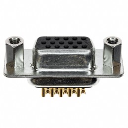 1 pcs : 180-M15-203L031 - CONN D-SUB HD RCPT 15POS PNL MNT