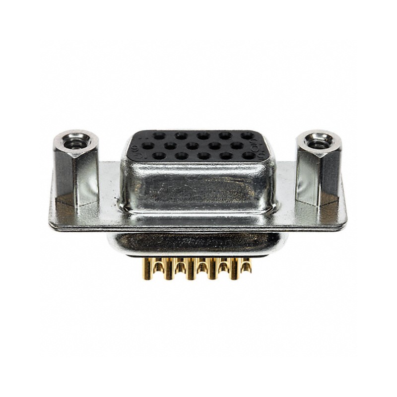 1 pcs : 180-M15-203L031 - CONN D-SUB HD RCPT 15POS PNL MNT