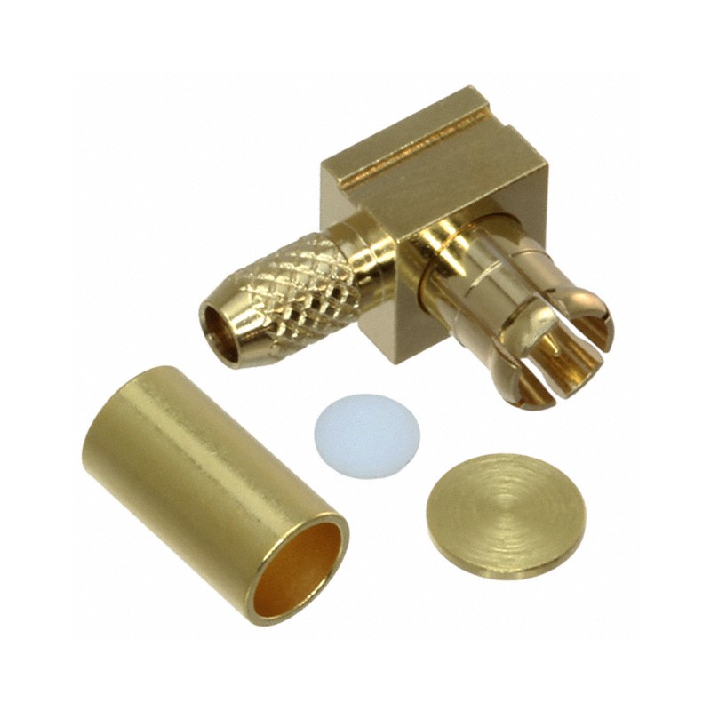 1 pcs : MCX7-P-C-H-RA-CA3 - CONN MCX JACK R/A 75 OHM SOLDER