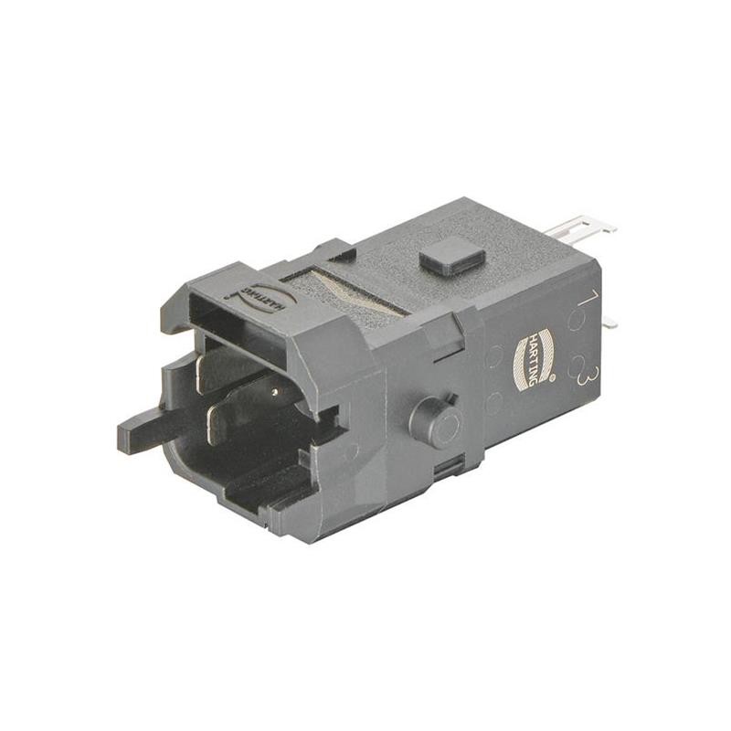 1 pcs : 09100033001 - 1A 3+PE MALE SHIELD CRIMP SLATCH