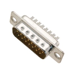 1 pcs : 09670155604 - CONN D-SUB PLUG 15POS SLDR CUP