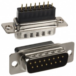 1 pcs : 172-015-183L001 - CONN D-SUB PLUG 15P PNL MNT SLDR