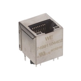1 pcs : 74981104402 - WE-RJ45LAN INTEGRATED TRANSFORME