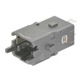 1 pcs : 09100033006 - 1A 3+PE MALE SHIELD CRIMP LLEVER