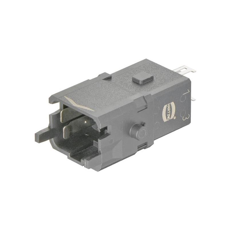 1 pcs : 09100033006 - 1A 3+PE MALE SHIELD CRIMP LLEVER