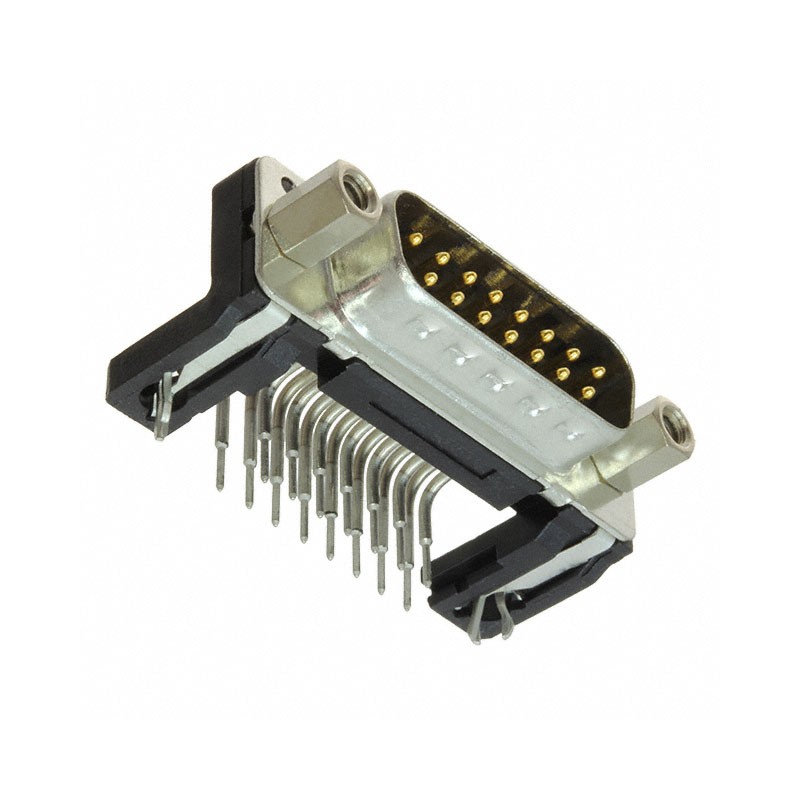 1 pcs : 09662636813 - CONN D-SUB PLUG 15POS R/A SLDR