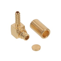 1 pcs : R110170100 - MMCX / RIGHT ANGLE PLUG CRIMP TY
