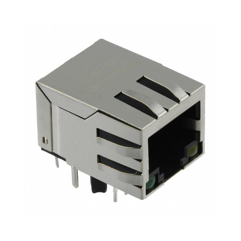 1 pcs : JXD0-0002NL - CONN JACK 1PORT 1000 BASE-T PCB