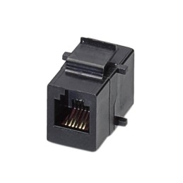 1 pcs : 1656356 - INSERT 6P6C JACK COUPLER