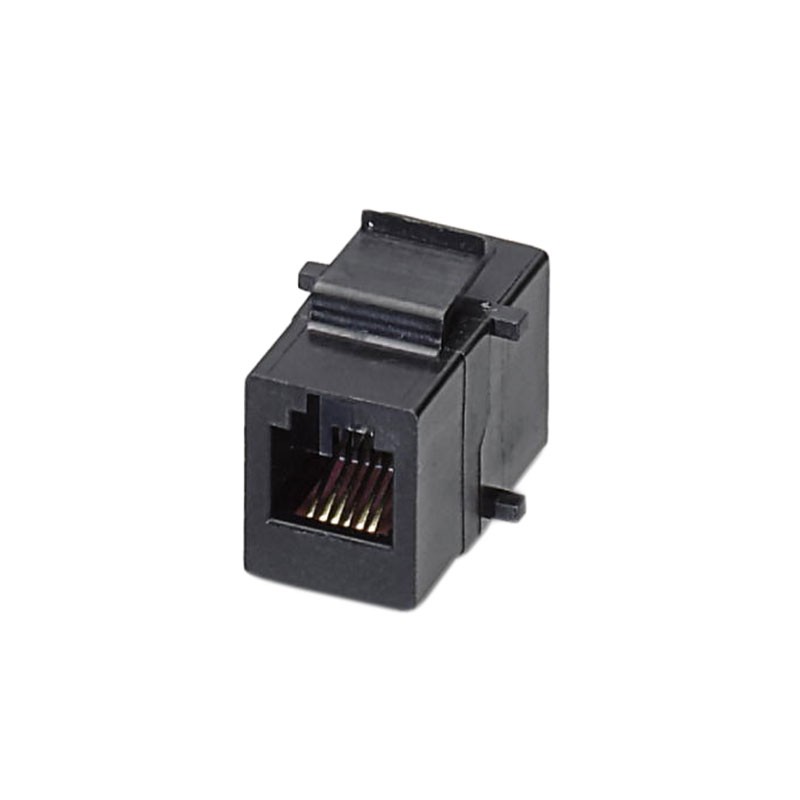 1 pcs : 1656356 - INSERT 6P6C JACK COUPLER