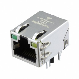 1 pcs : 1-2250024-1 - CONN JACK 1PORT 100 BASE-T PCB