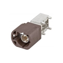 1 pcs : D4S20D-40MA5-F - CONN HSD FAKRA PLUG R/A 100OHM