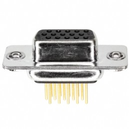 1 pcs : 180-M15-213R011 - CONN D-SUB HD RCPT 15POS PNL MNT